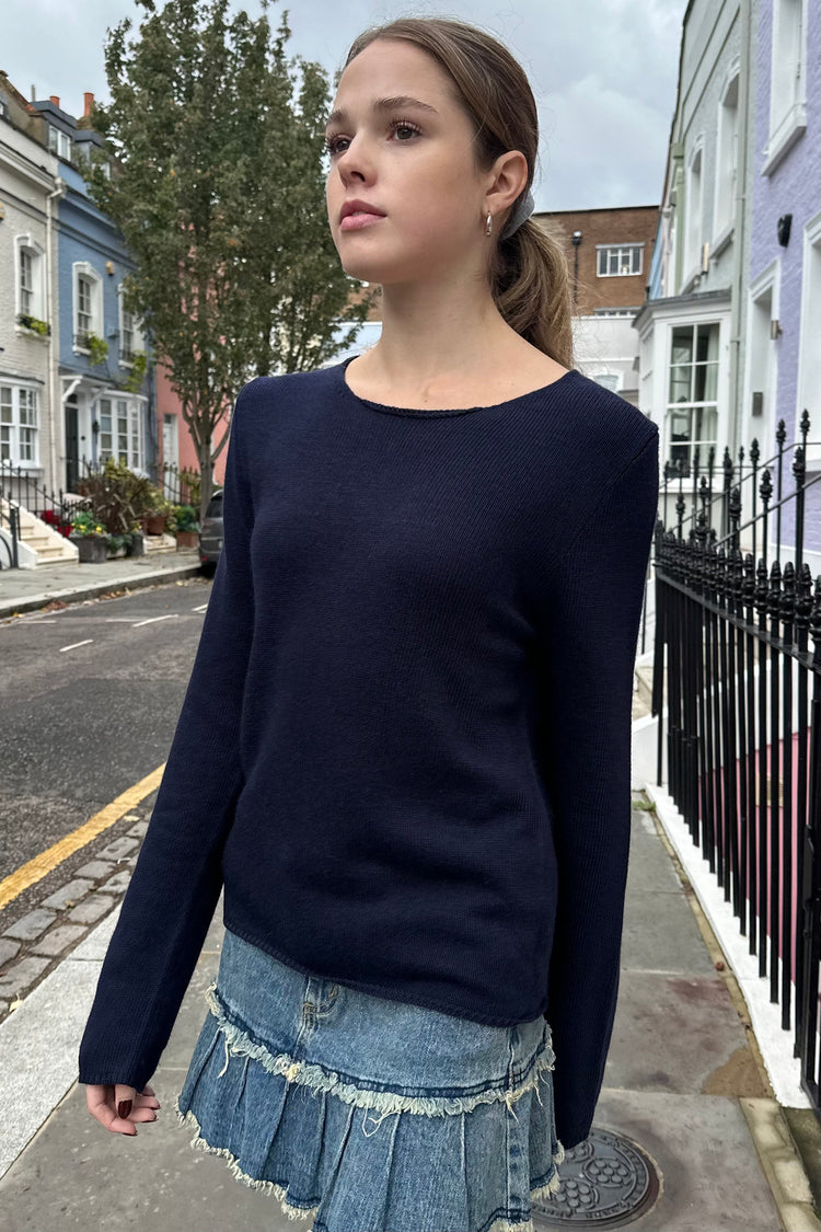 Stella Sweater | Navy Blue / S