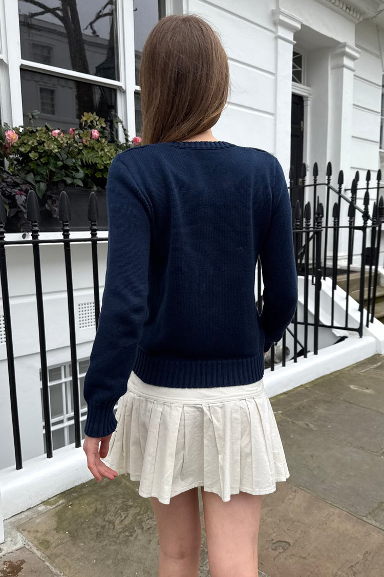 Nico American Flag Sweater | Navy Blue / Regular Fit