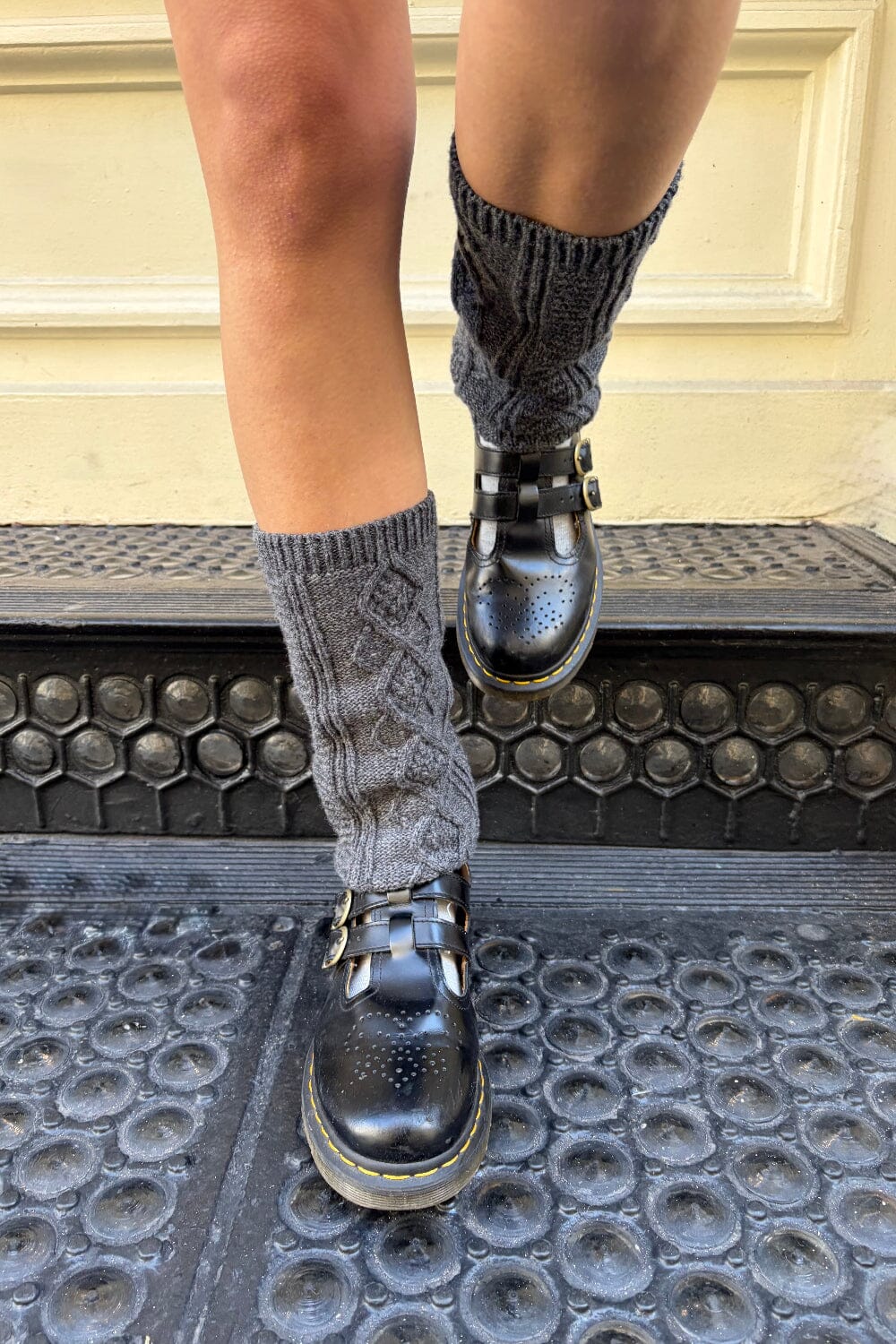 Leg Wool Warmers | Dark Grey