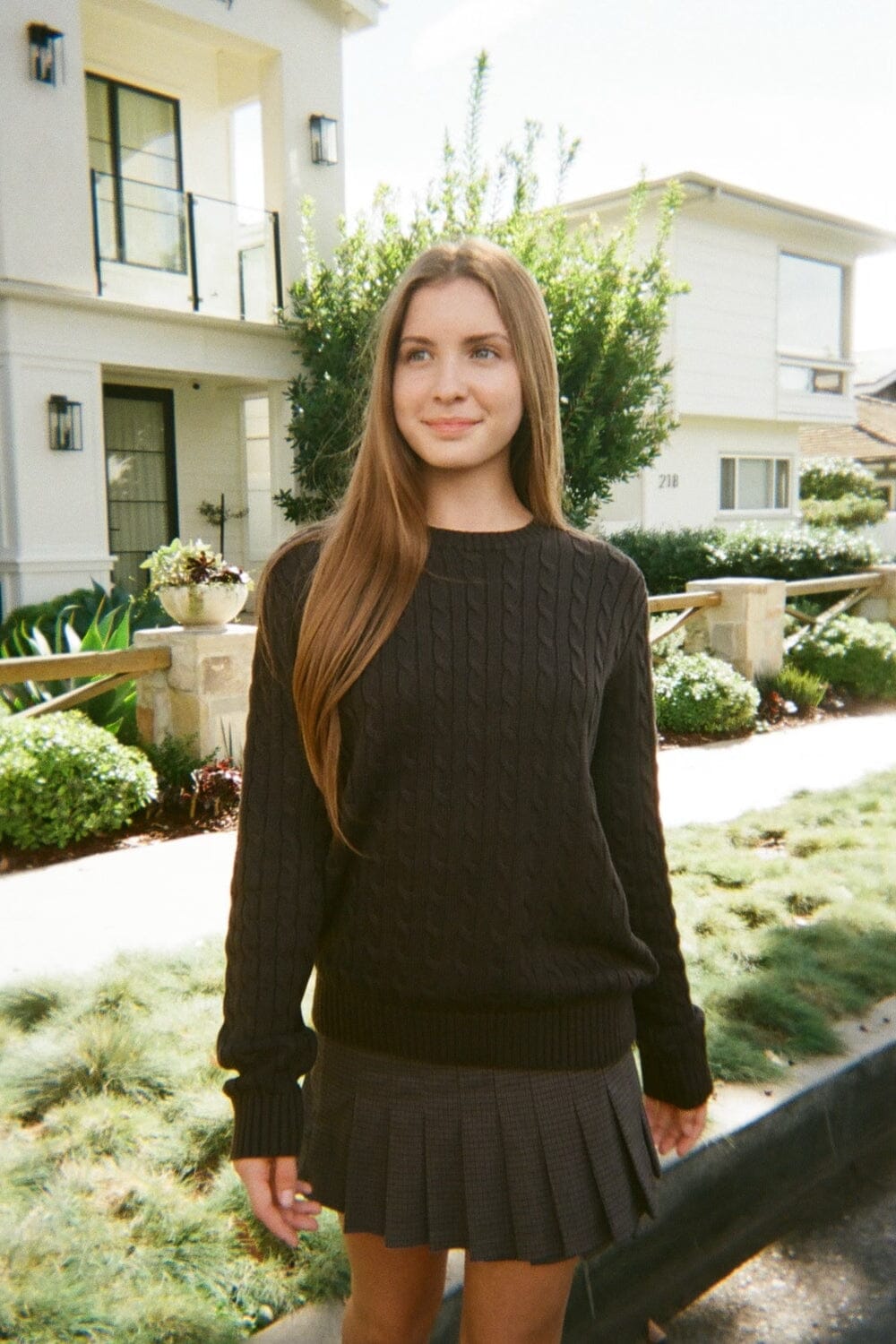 Martha Sweater | Dark Brown / Regular Fit