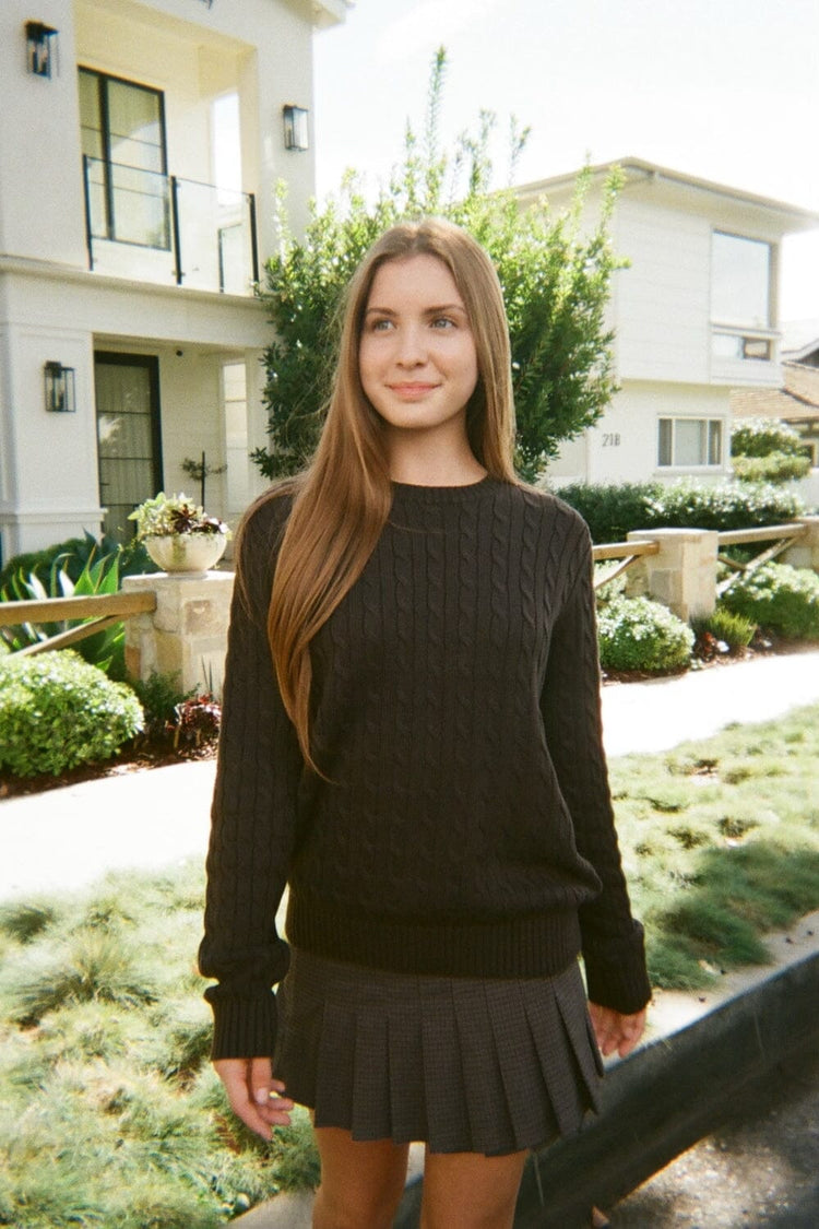 Martha Sweater | Dark Brown / Regular Fit