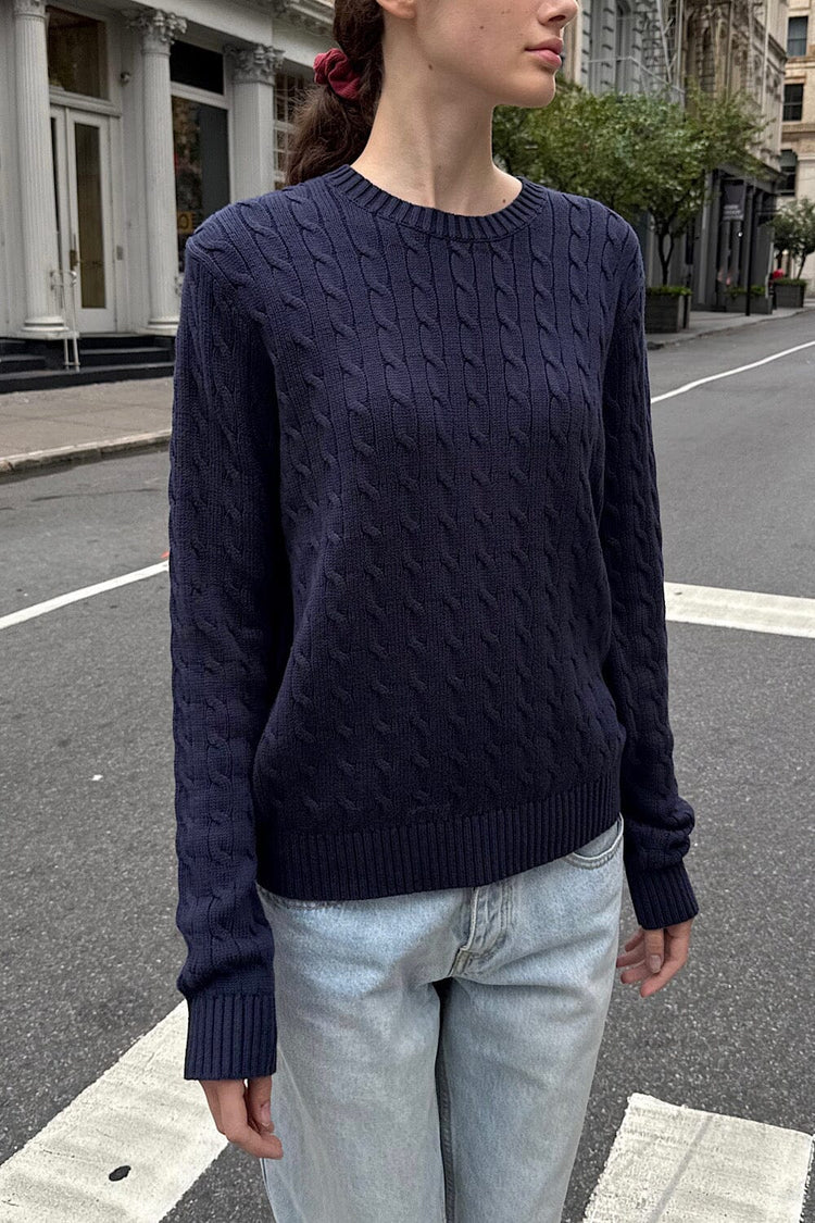 Martha Sweater | Navy Blue / Regular Fit
