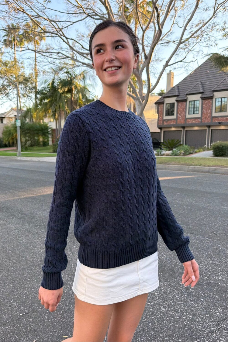 Martha Sweater | Navy Blue / Regular Fit