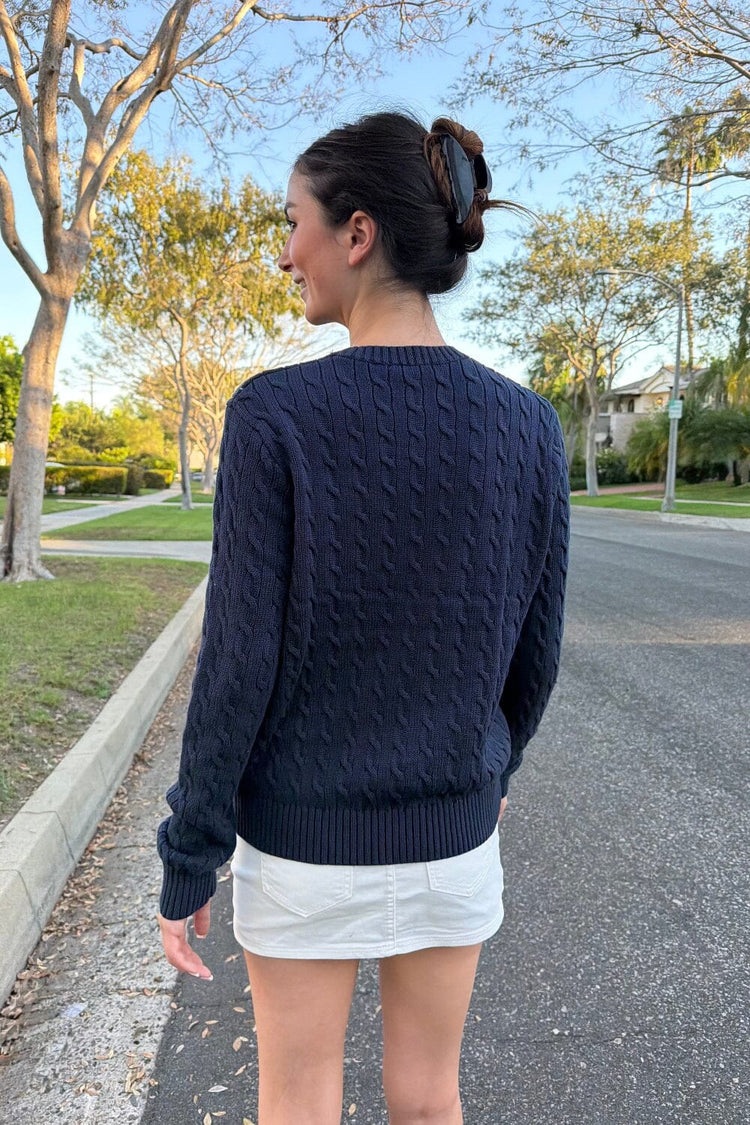 Martha Sweater | Navy Blue / Regular Fit