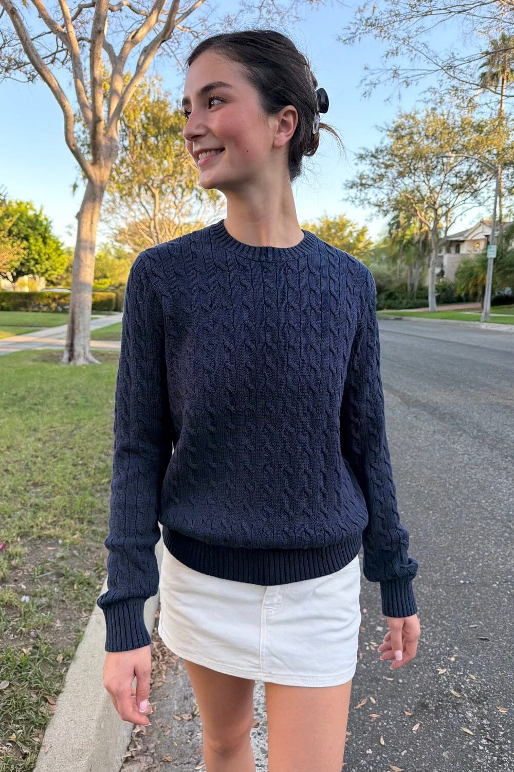 Martha Sweater | Navy Blue / Regular Fit