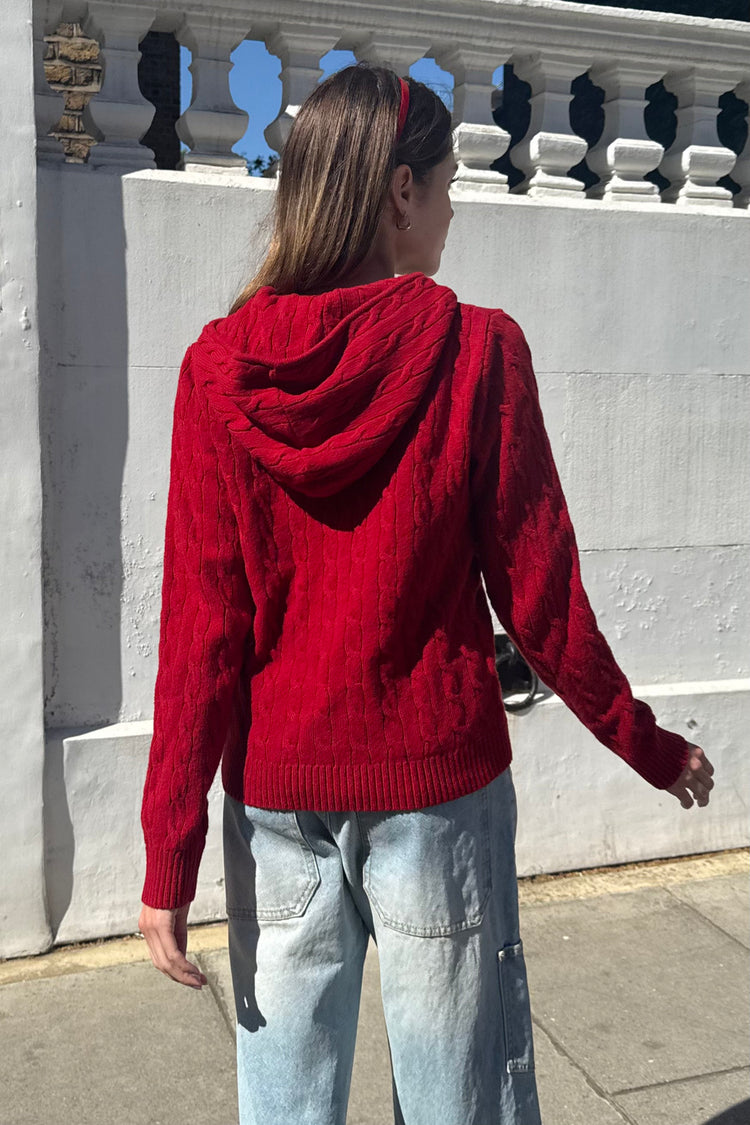 Arna Wool Sweater | Red / Regular Fit