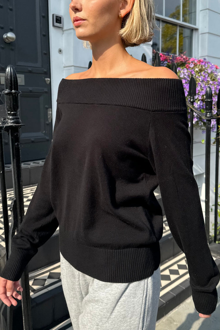 Rayna Sweater | Black / Regular Fit