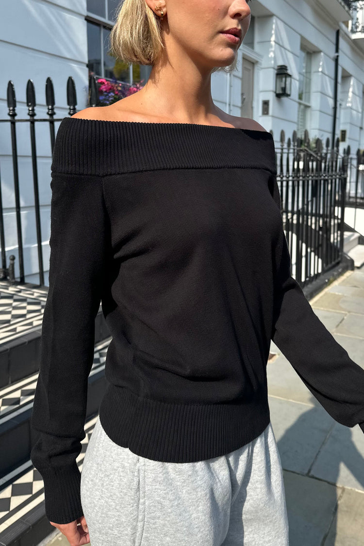 Rayna Sweater | Black / Regular Fit