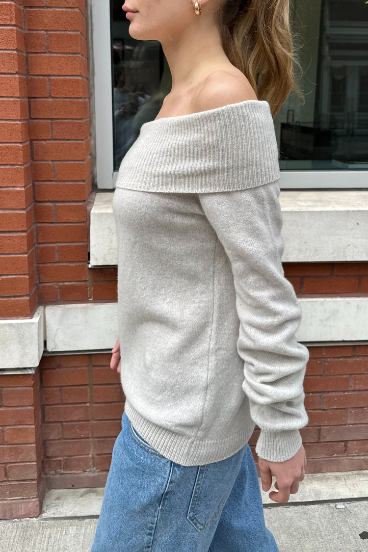 Silvie Sweater | Light Beige / Regular Fit