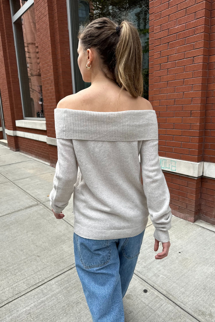 Silvie Sweater | Light Beige / Regular Fit