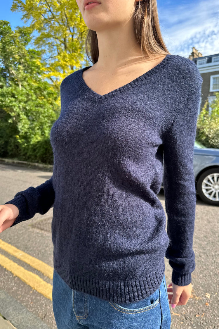 Amelie Mohair Sweater | Blue Navy / XS/S