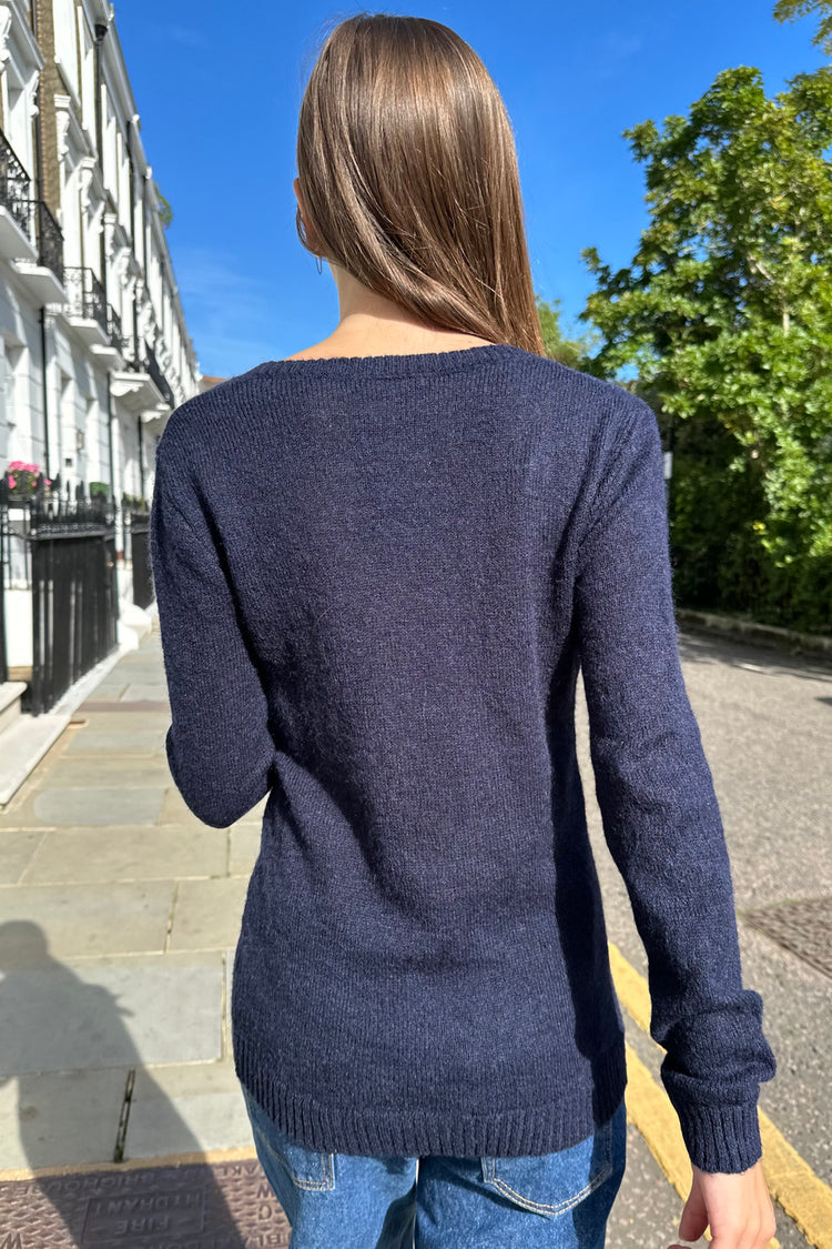 Amelie Mohair Sweater | Blue Navy / XS/S