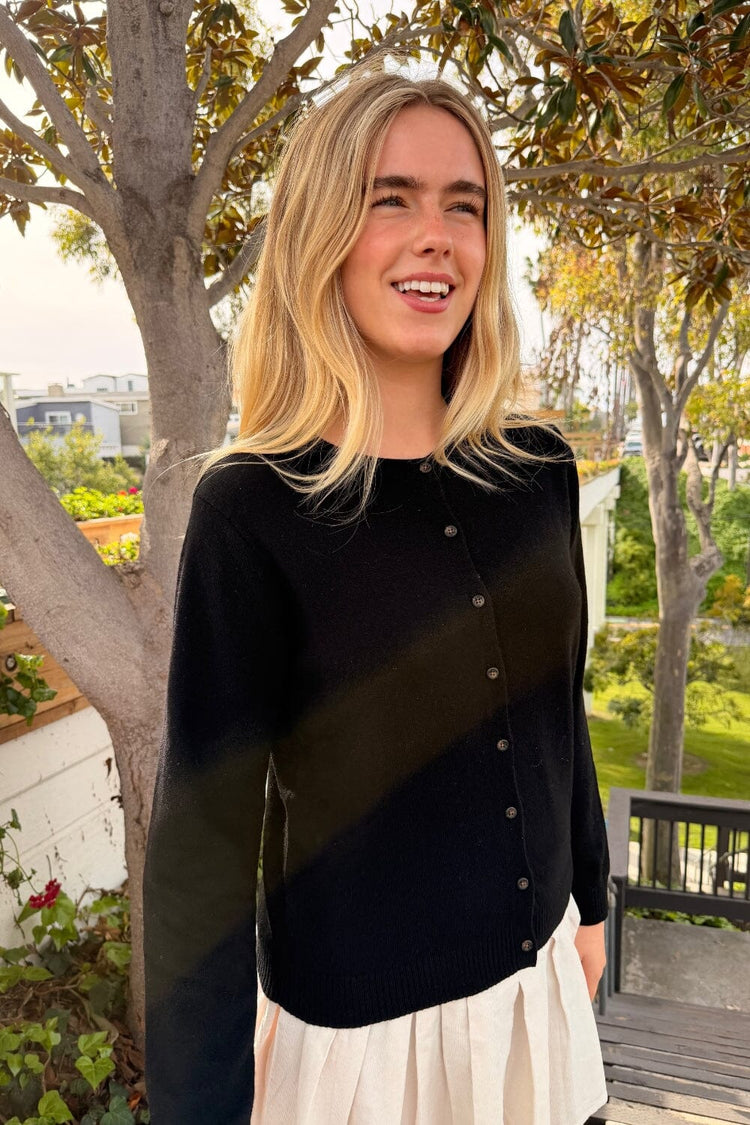 Amalie Wool Cardigan | Black / XS/S