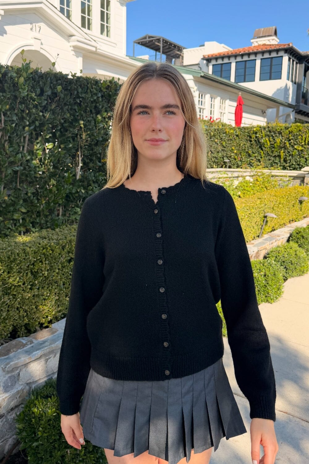 Amalie Wool Cardigan | Black / XS/S