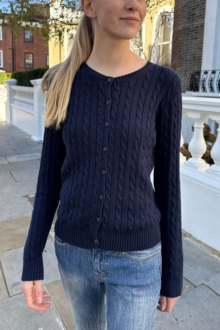 Renata Cardigan | Navy Blue / Regular Fit