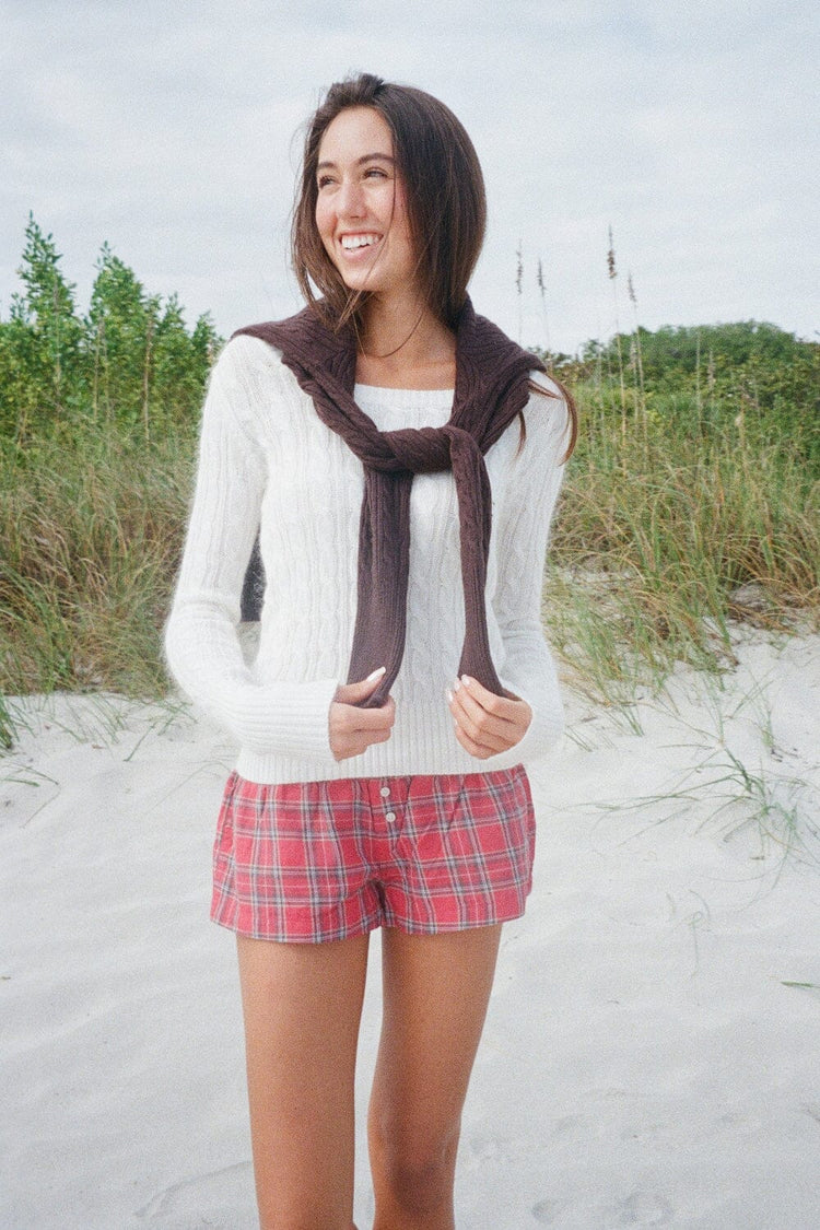 Alina Sweater | White / Regular Fit