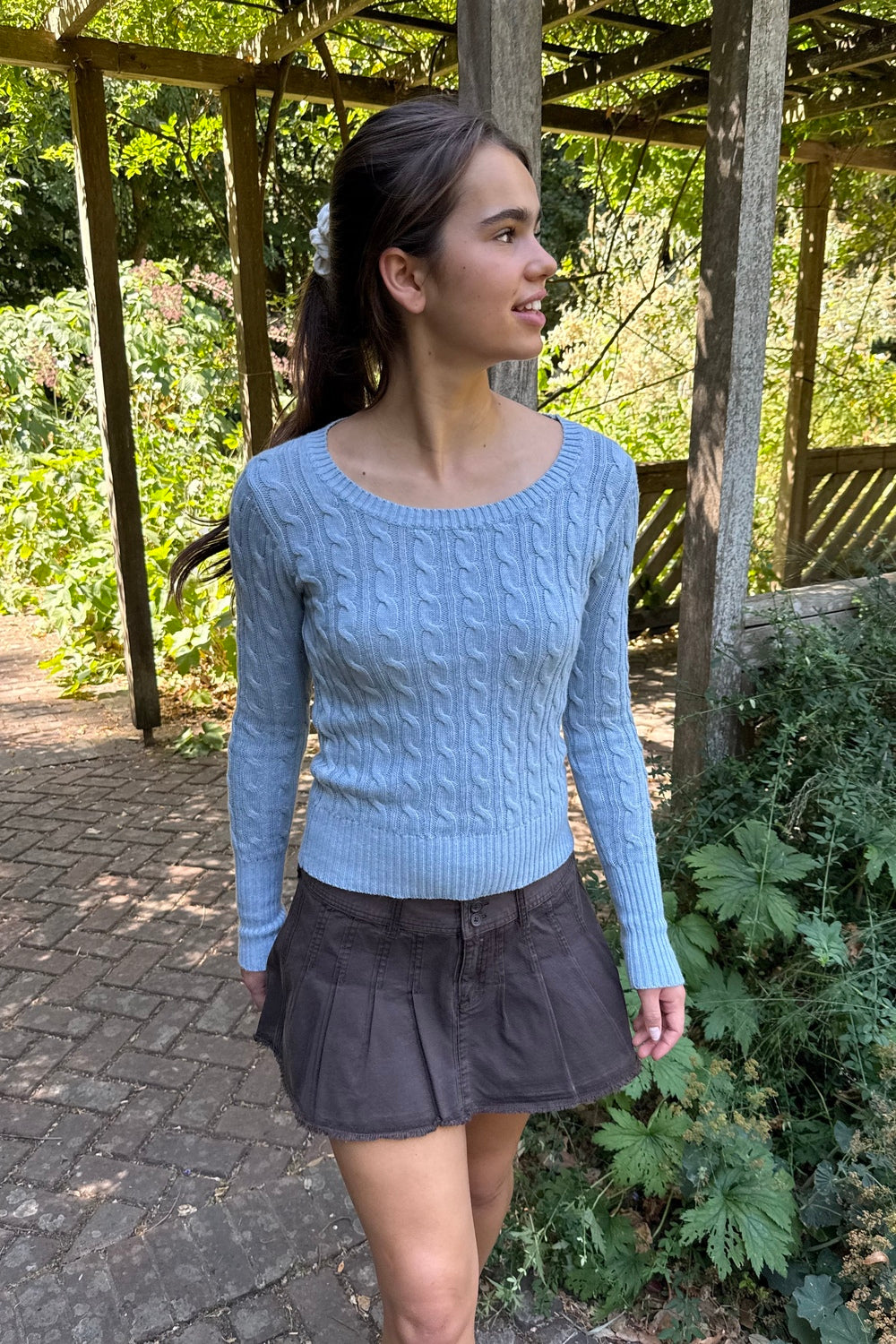 Alina Sweater | Sky Blue / Regular Fit