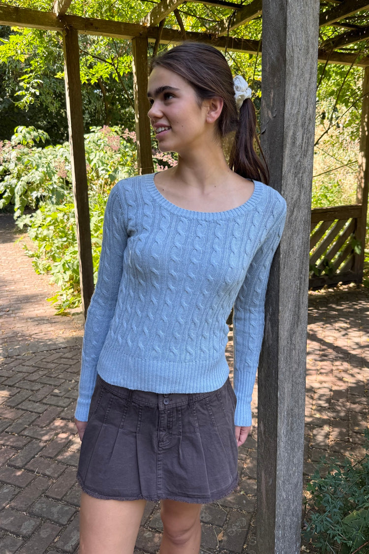 Alina Sweater | Sky Blue / Regular Fit