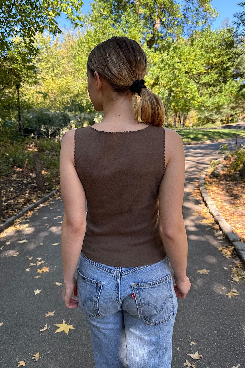 Vicki Tank | Brown / XS/S