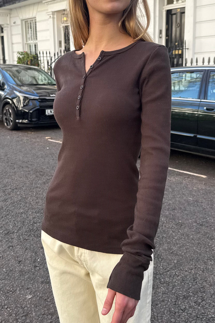 Zelly Top | Dark Brown / XS/S