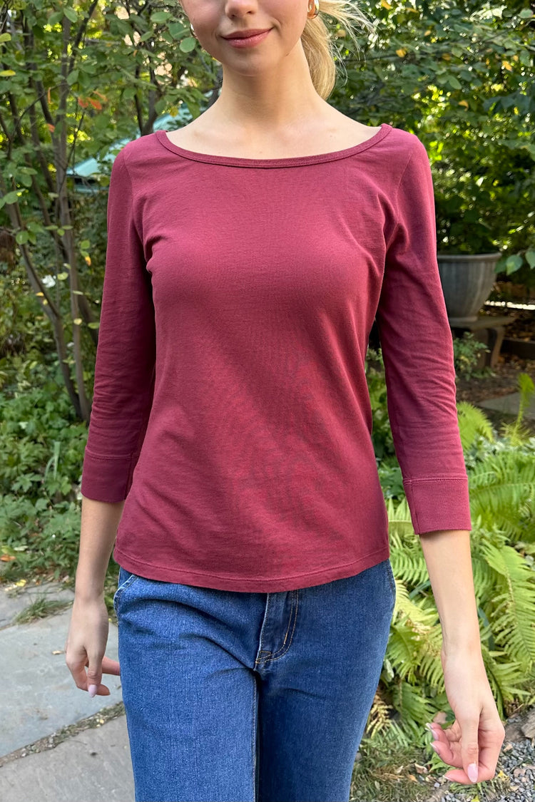 Jennie Top | Burgundy / S