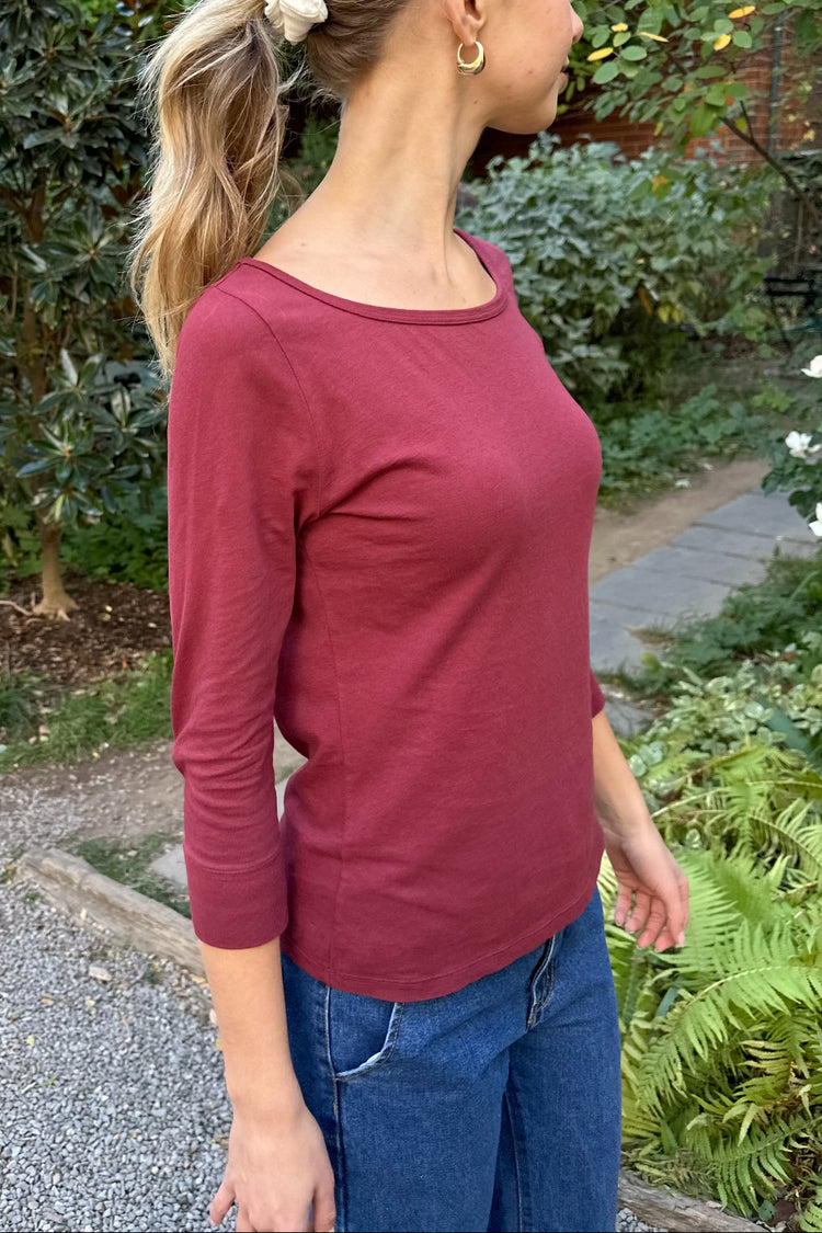 Jennie Top | Burgundy / S