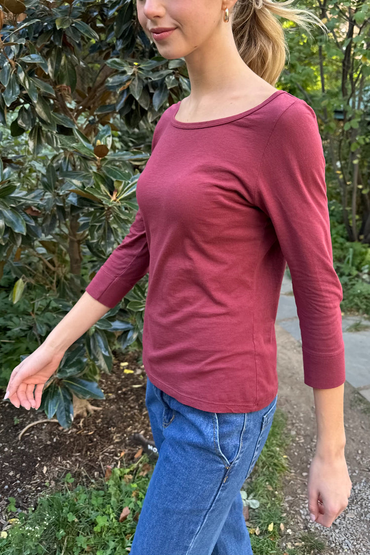 Jennie Top | Burgundy / S