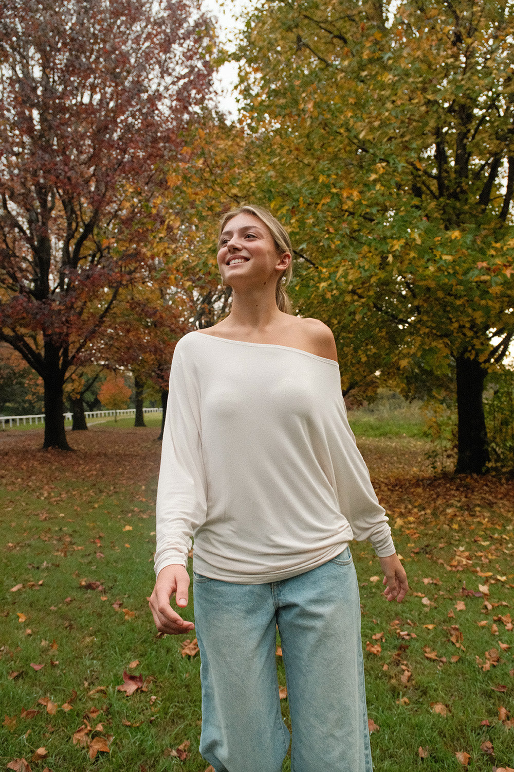 Aina Top | Ivory / XS/S