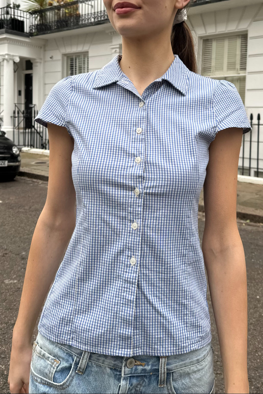 Blue Gingham / XS/S