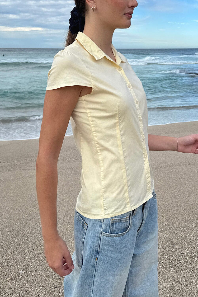 Rue Top | Pastel Yellow / XS/S
