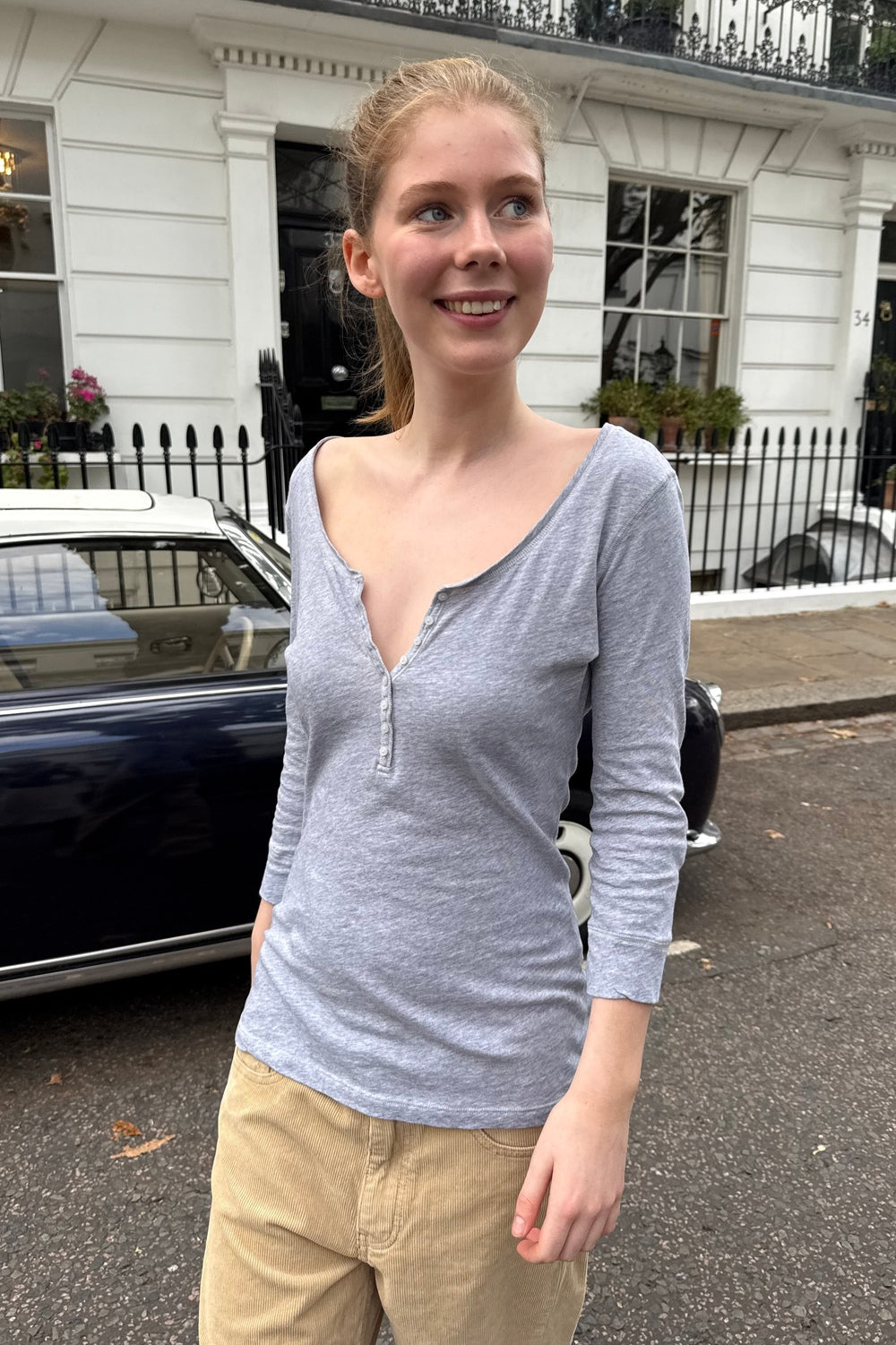 Zella Top | Heather Grey / S