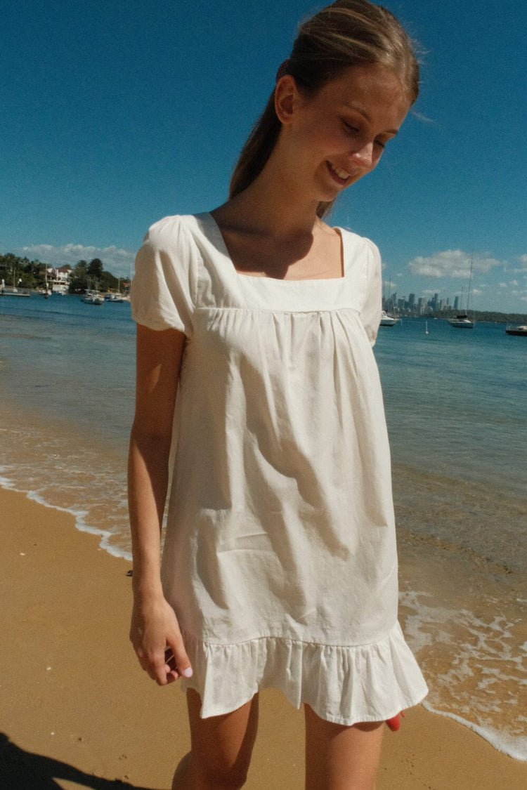 Aisha Dress | White / XS/S