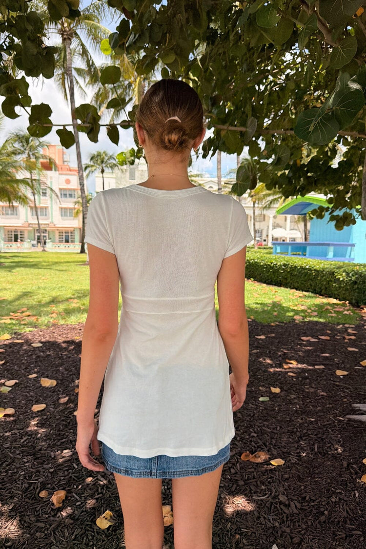 Naia Top | White / XS/S
