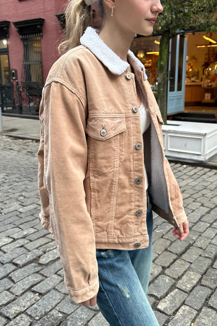 Kaylee Corduroy Jacket | Warm Sand / S/M