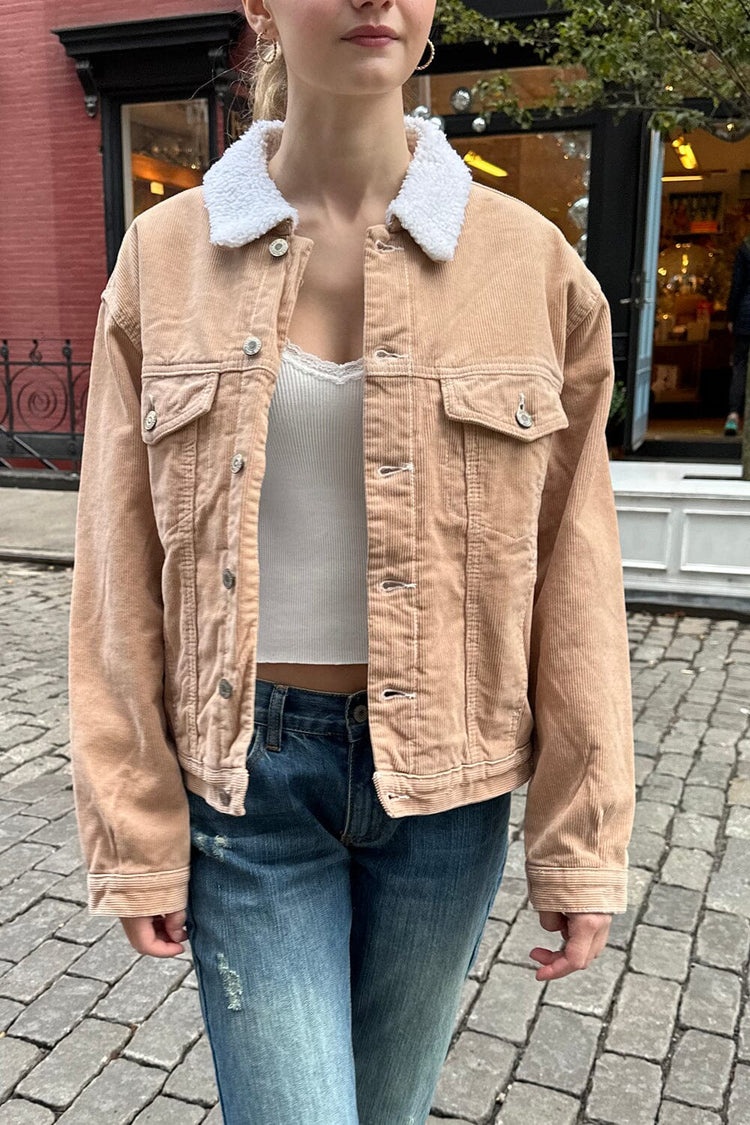 Kaylee Corduroy Jacket | Warm Sand / S/M