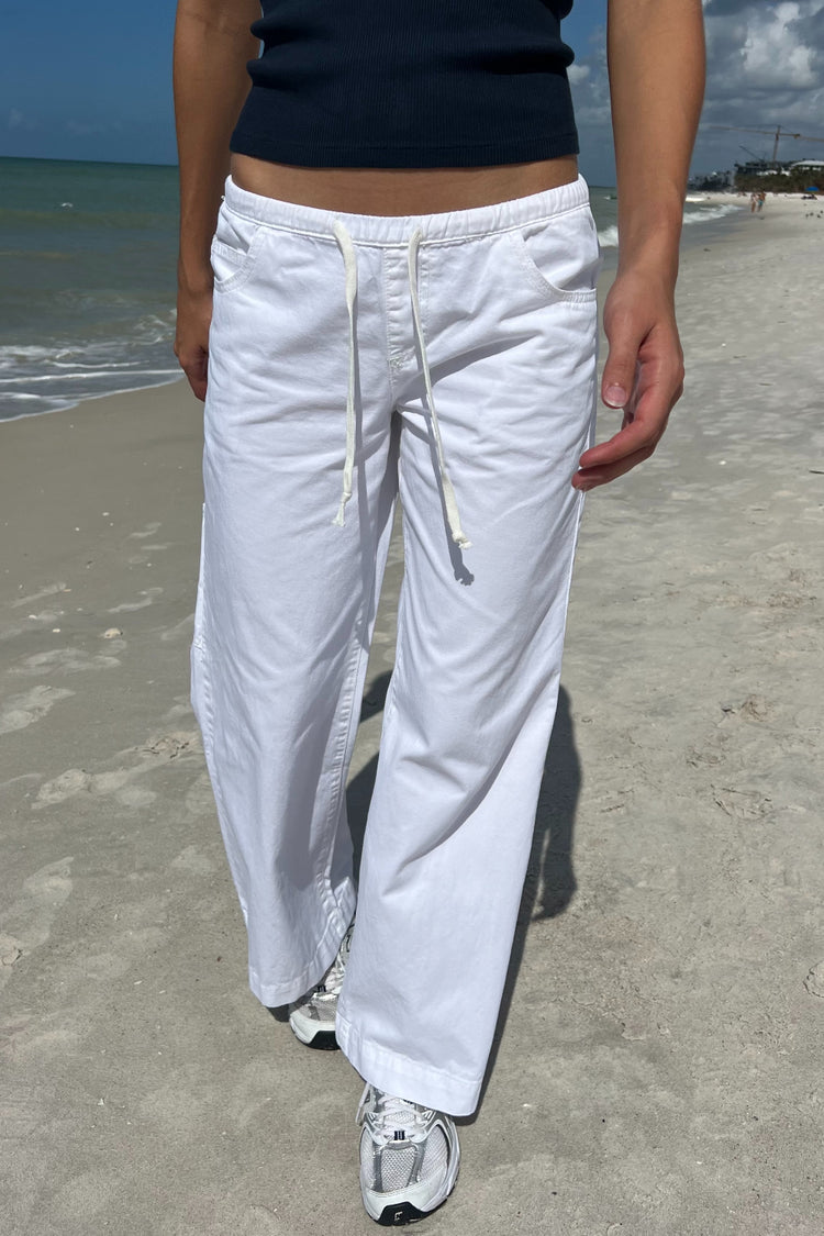 Frankie Pants | White / S