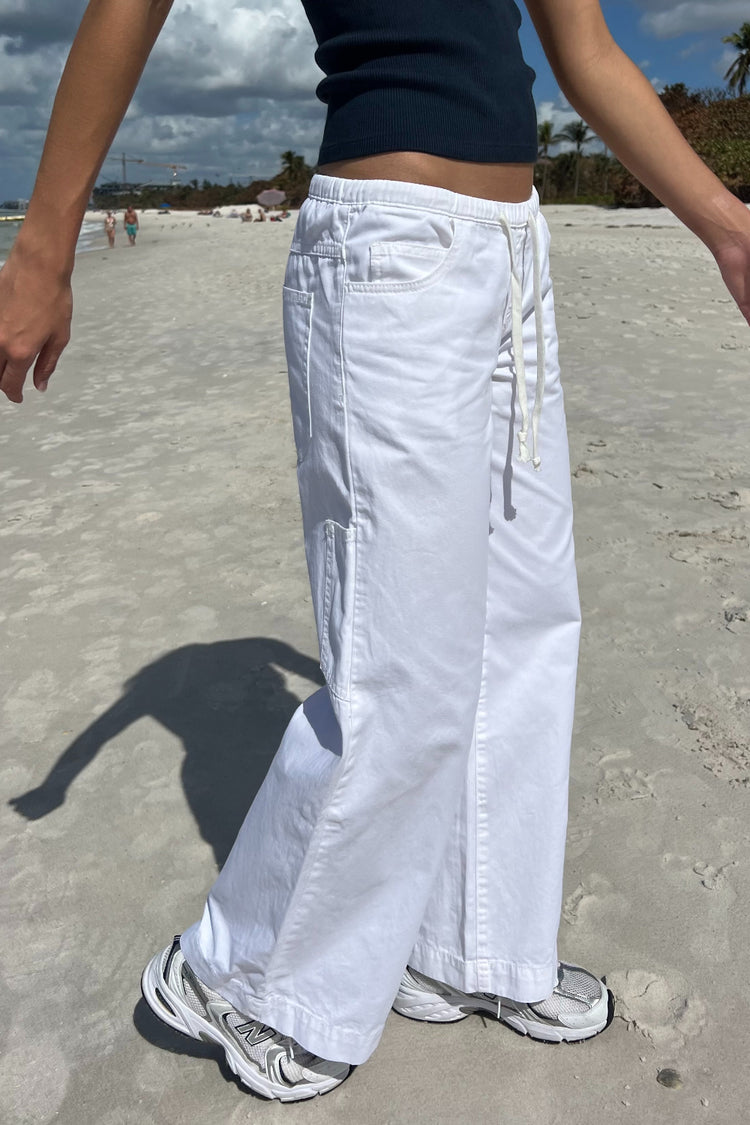 Frankie Pants | White / S