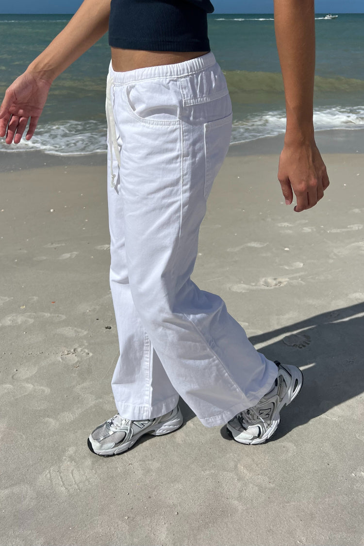 Frankie Pants | White / S