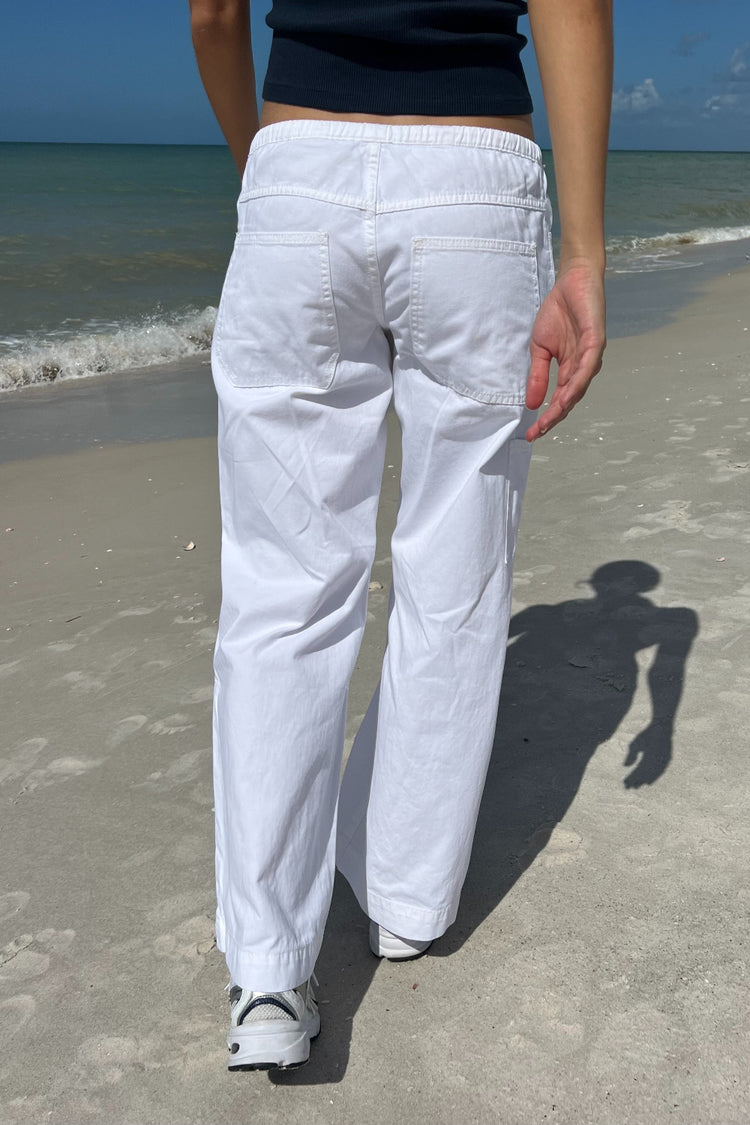 Frankie Pants | White / S