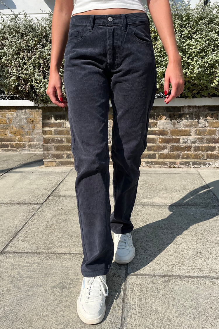 Addison Corduroy Pants | Navy Blue / S