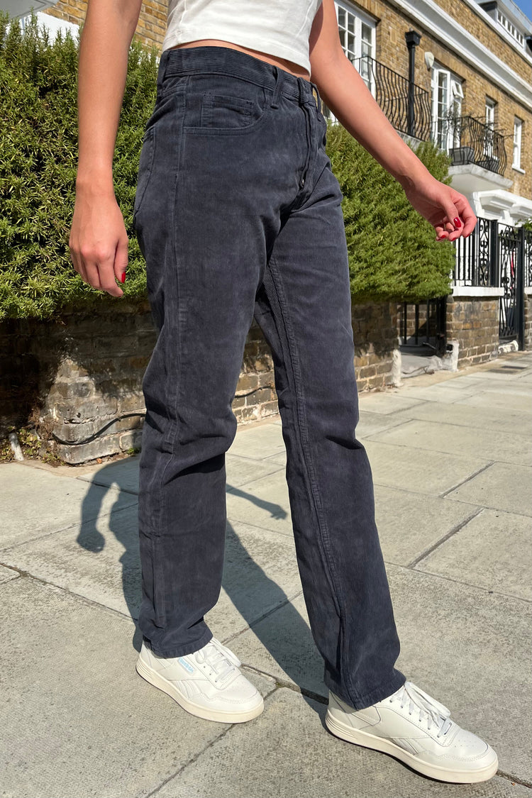 Addison Corduroy Pants | Navy Blue / S