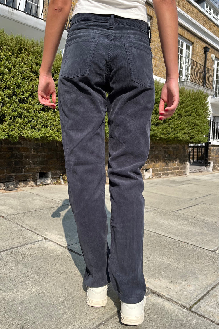 Addison Corduroy Pants | Navy Blue / S