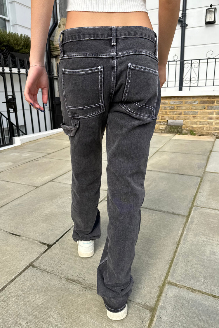 Crispina Jeans | Faded Black Denim / S/M