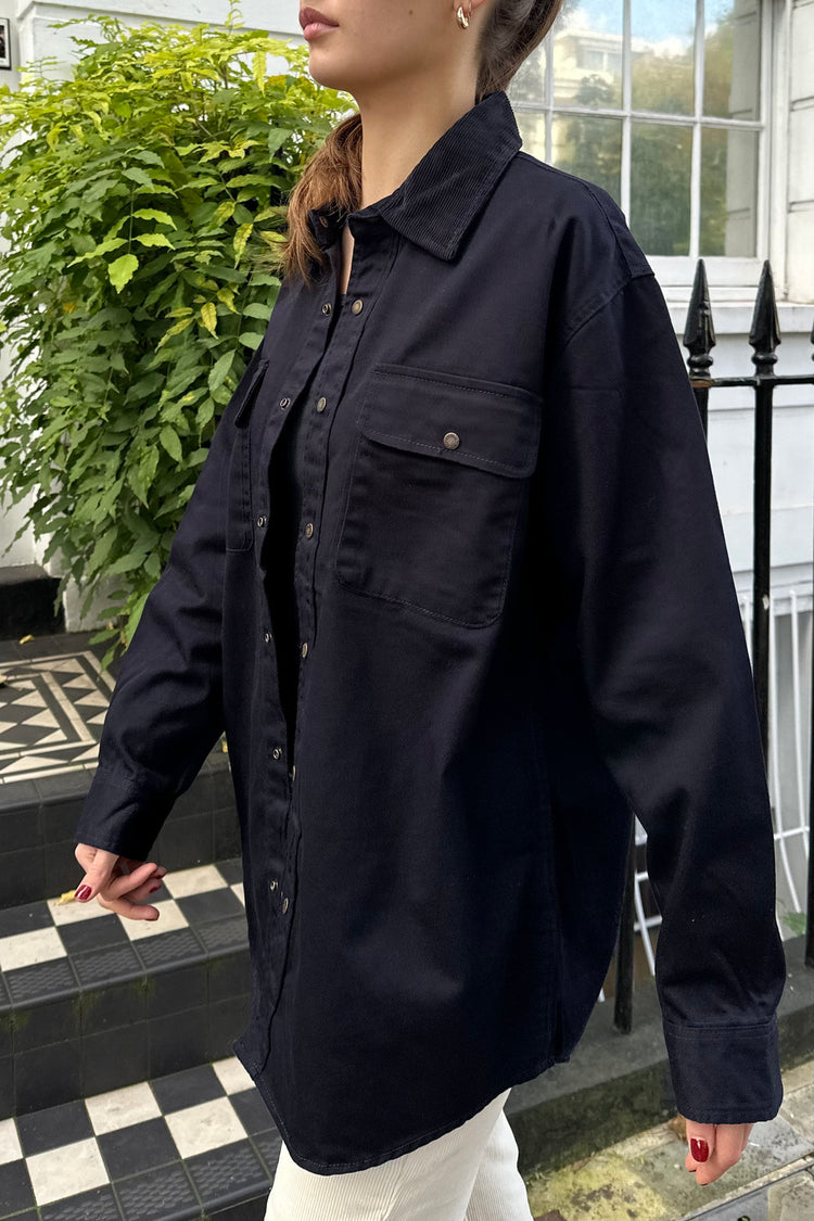 Nancy Jacket | Navy Blue / Oversized Fit