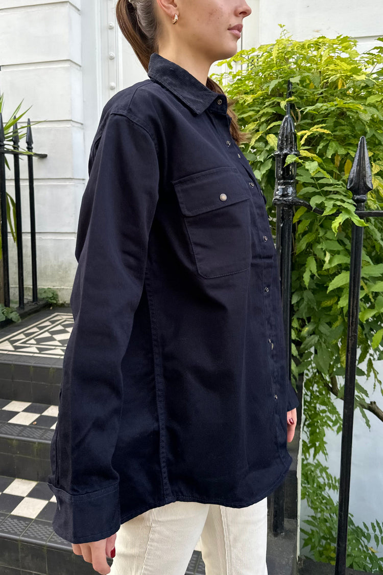 Nancy Jacket | Navy Blue / Oversized Fit