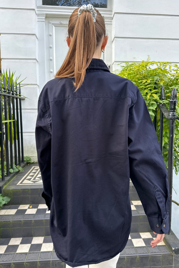 Nancy Jacket | Navy Blue / Oversized Fit