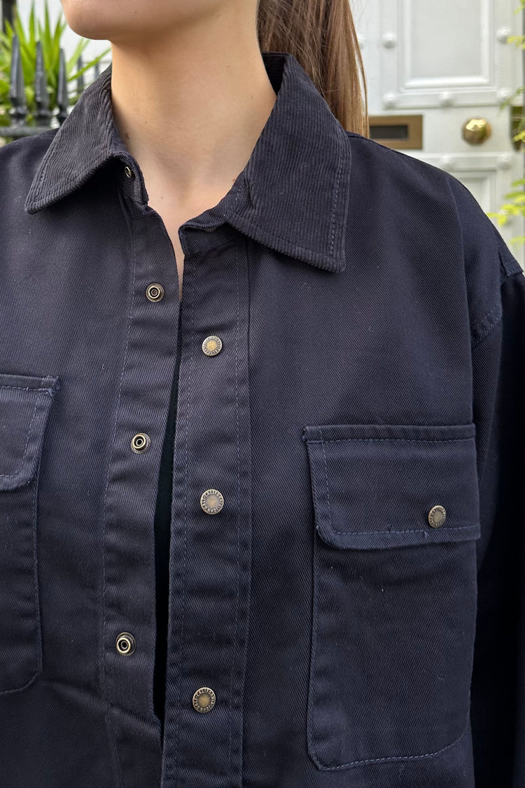 Nancy Jacket | Navy Blue / Oversized Fit