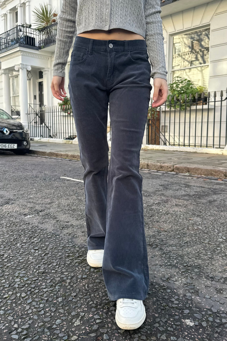 Brielle Corduroy Pants | Navy Blue Corduroy / S