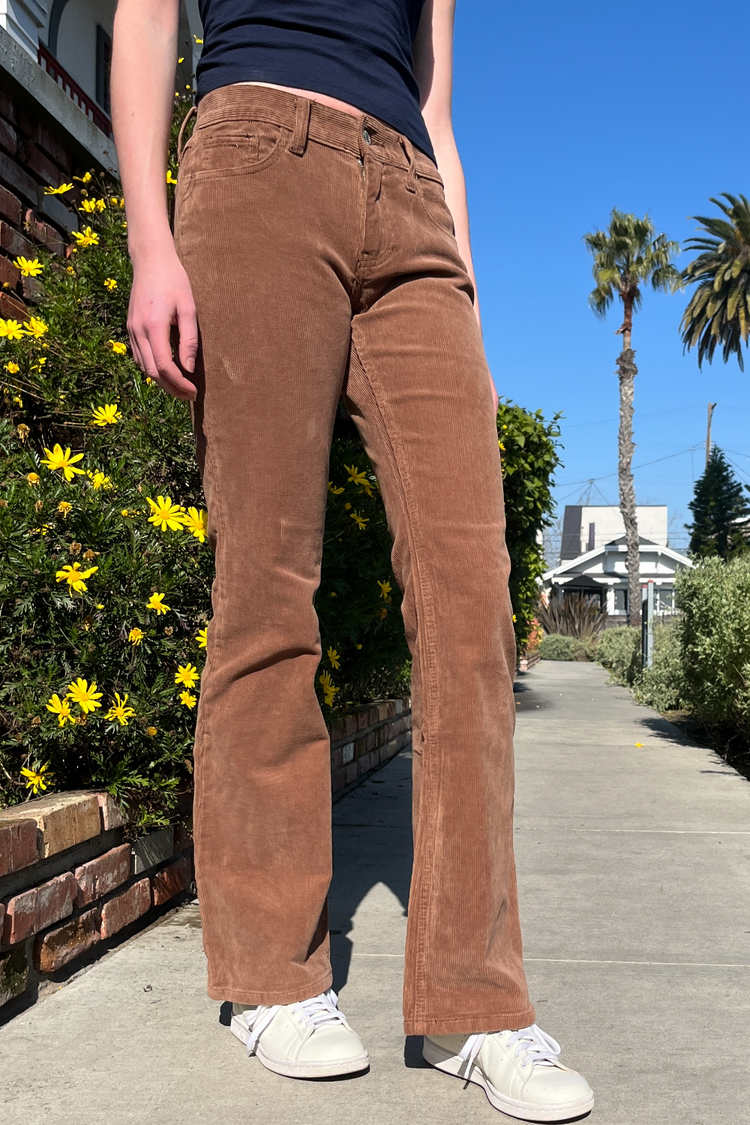 Brielle Corduroy Pants | Brown Corduroy / S