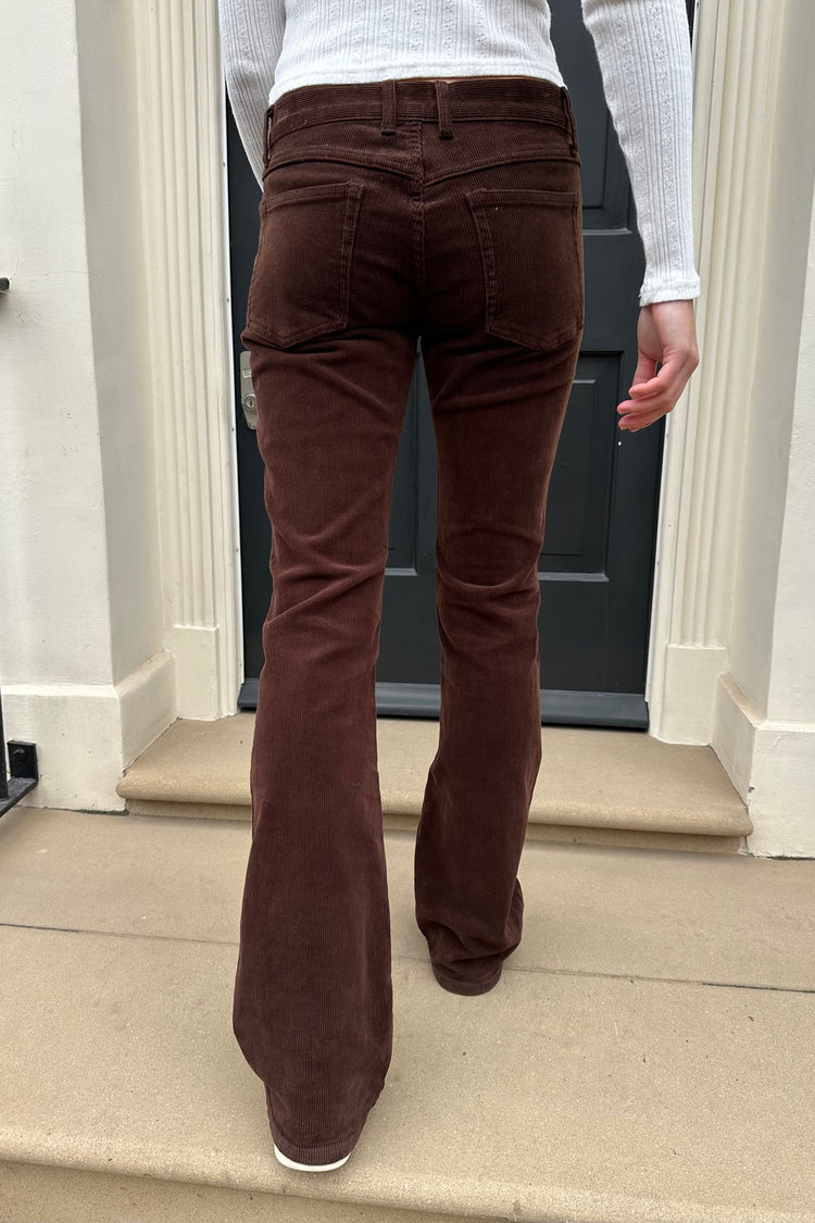 Brielle Corduroy Pants | Dark Brown / S